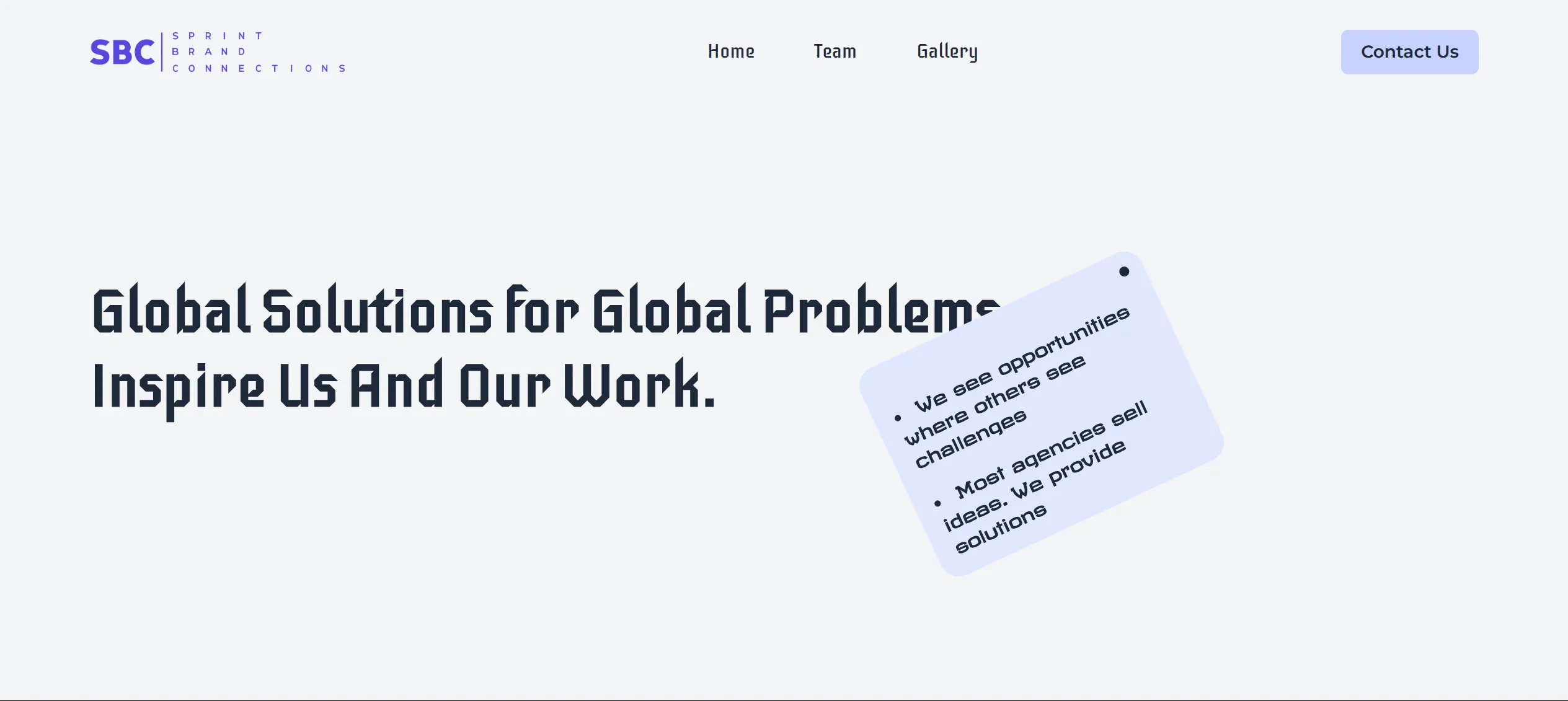 Marketing Agency Website & Brand Platform Banner